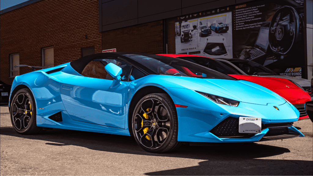 Lamborghini Huracan showcasing its sleek design and high-performance features at Toronto Lamborghini Repair